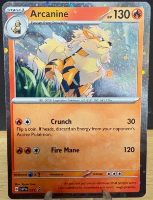 Arcanine - 22/214 (Cosmos Holo) 022/214 card from Blister Exclusives