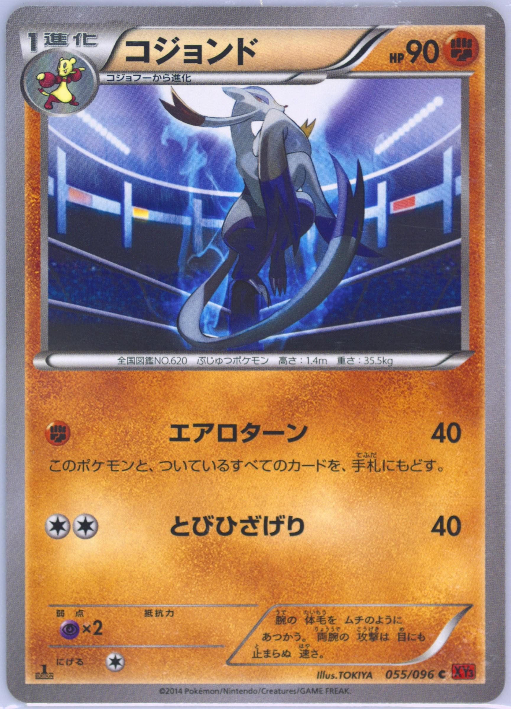 Mienshao 055/096 card from XY3: Rising Fist