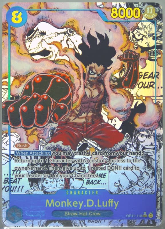 Monkey.D.Luffy (Manga) OP11-118 card from A Fist of Divine Speed