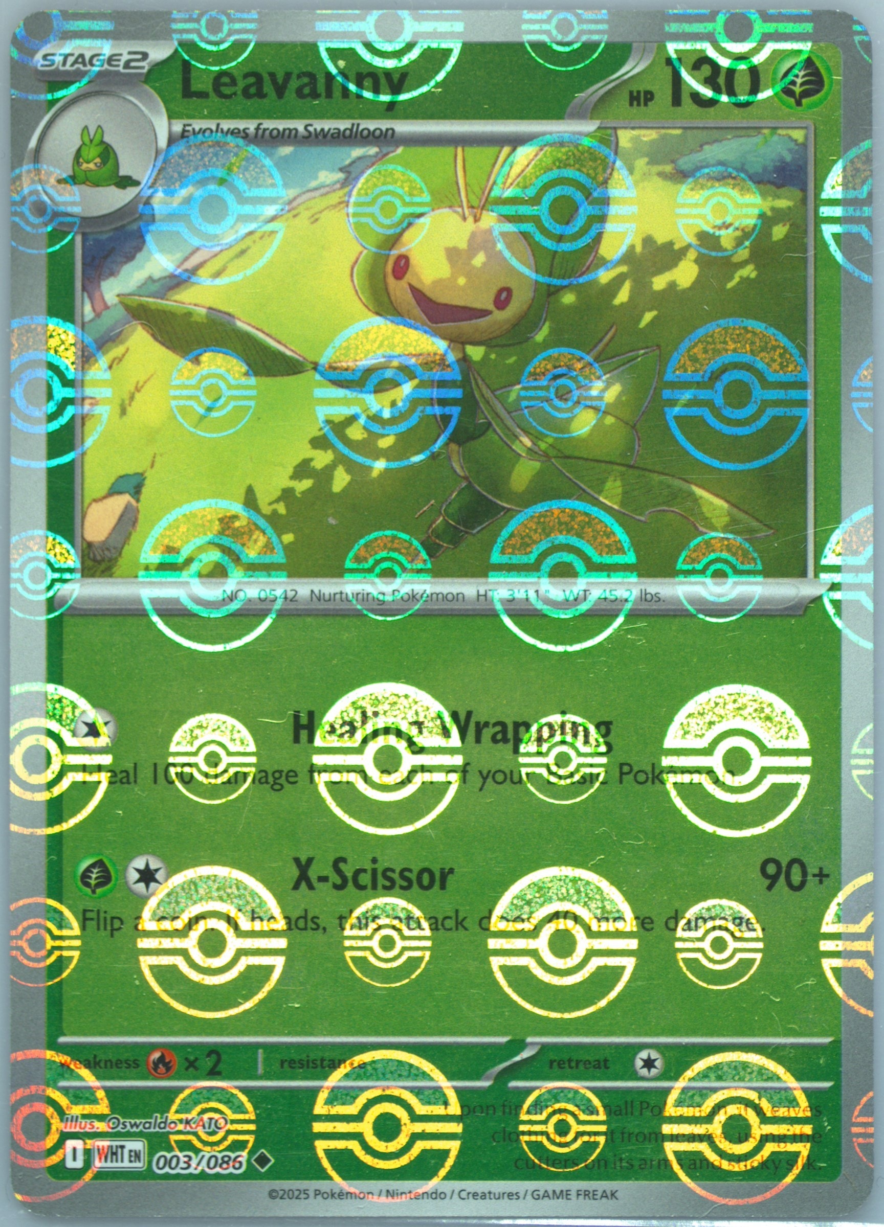 Leavanny (Poke Ball Pattern) 003/086 card from SV: White Flare