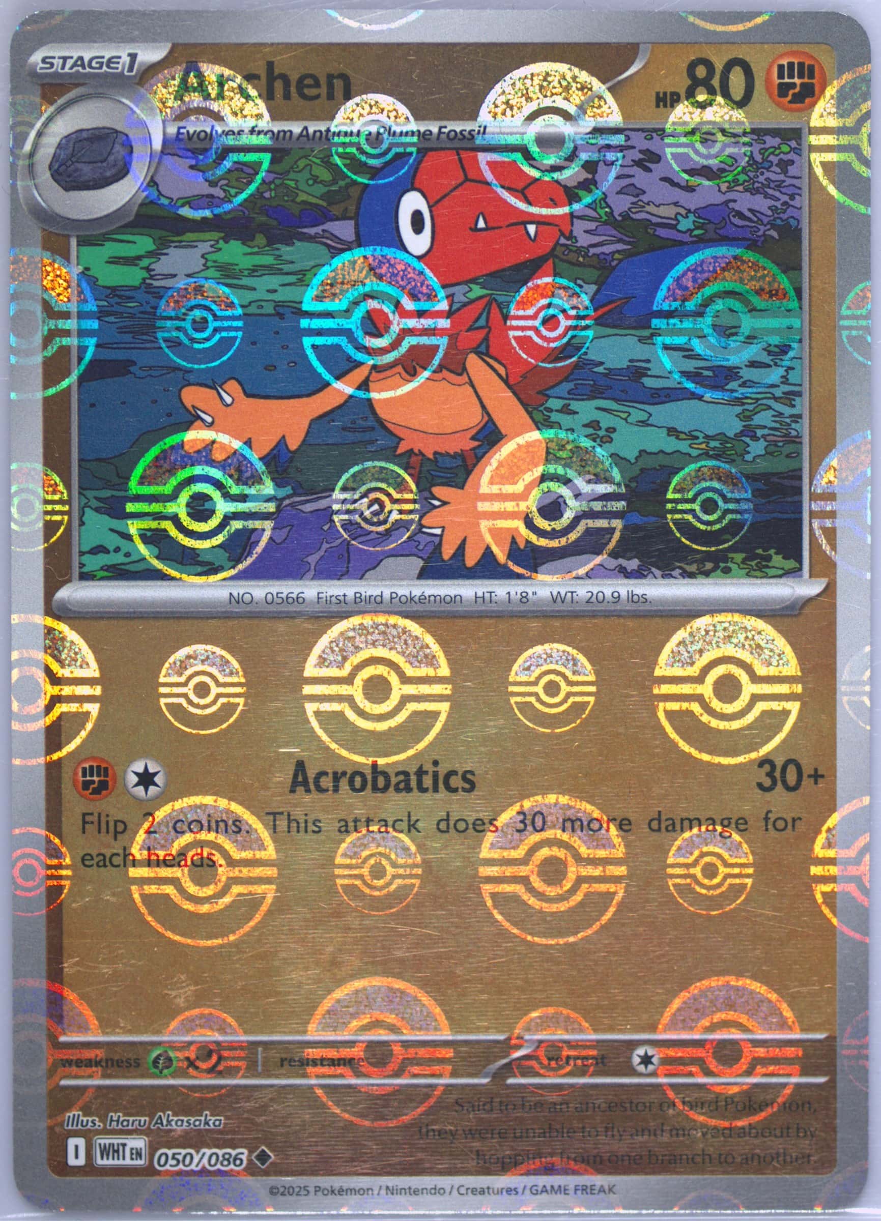 Archen (Poke Ball Pattern) 050/086 card from SV: White Flare