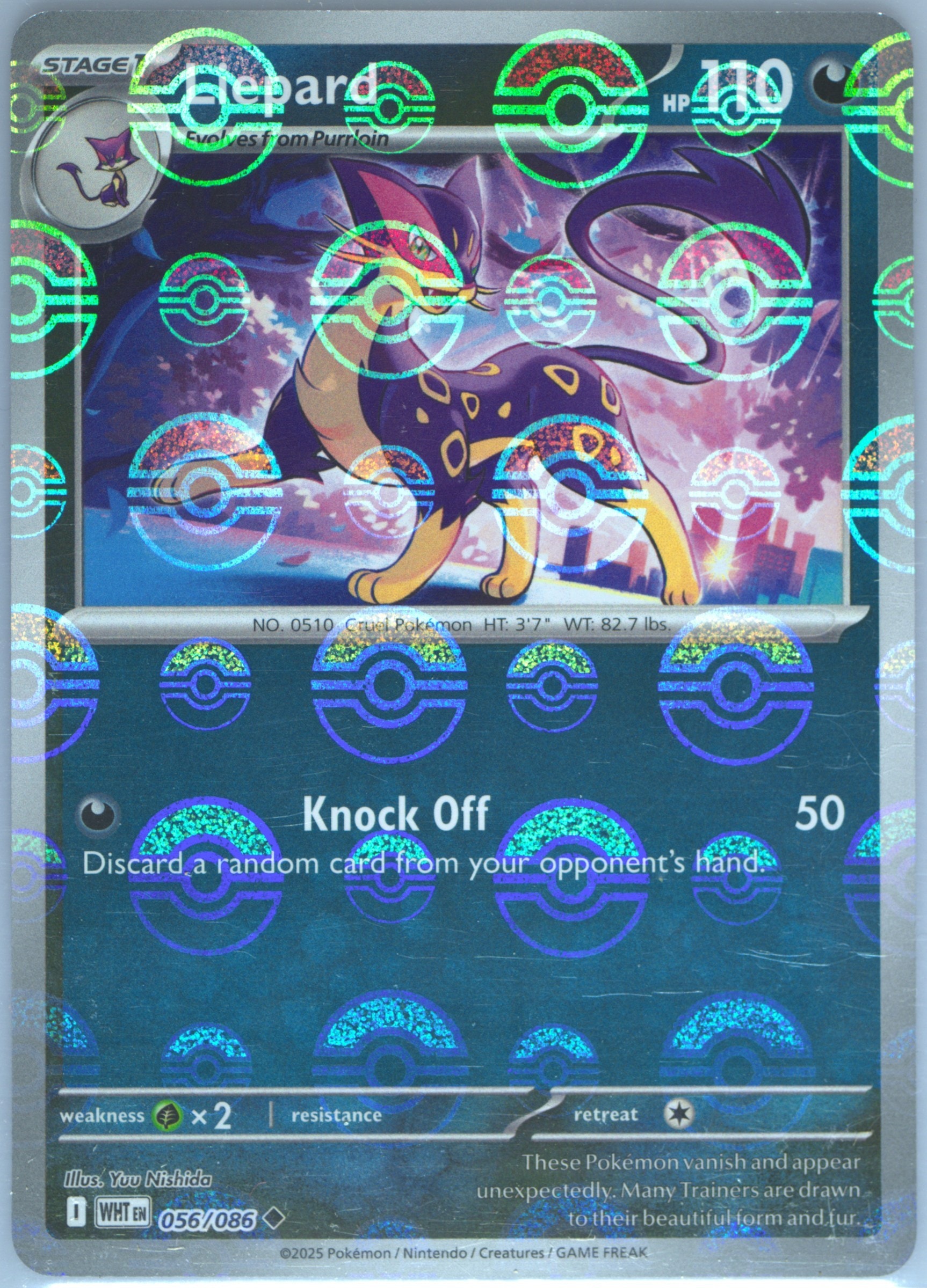 Liepard (Poke Ball Pattern) 056/086 card from SV: White Flare