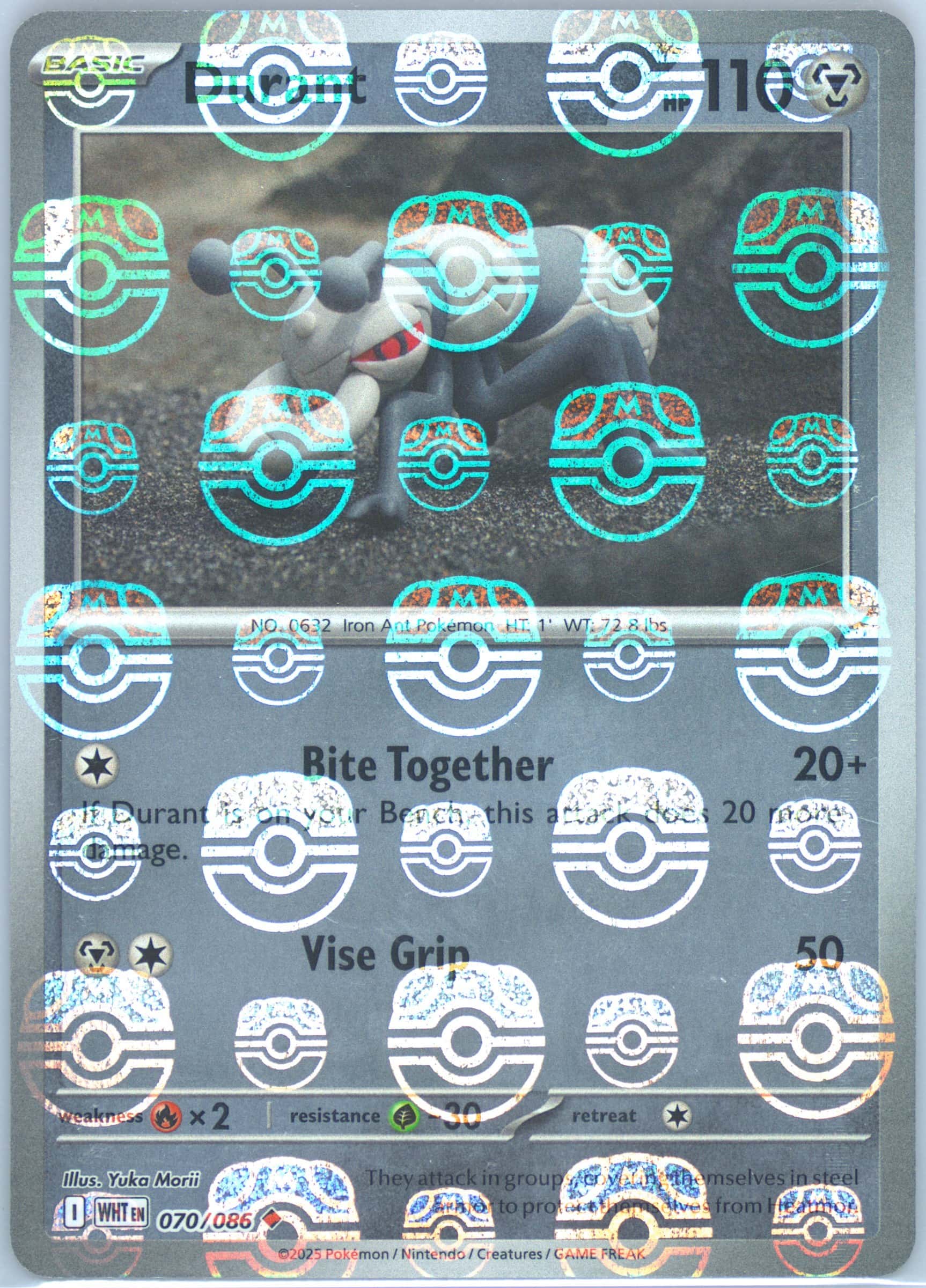 Durant (Poke Ball Pattern) 070/086 card from SV: White Flare