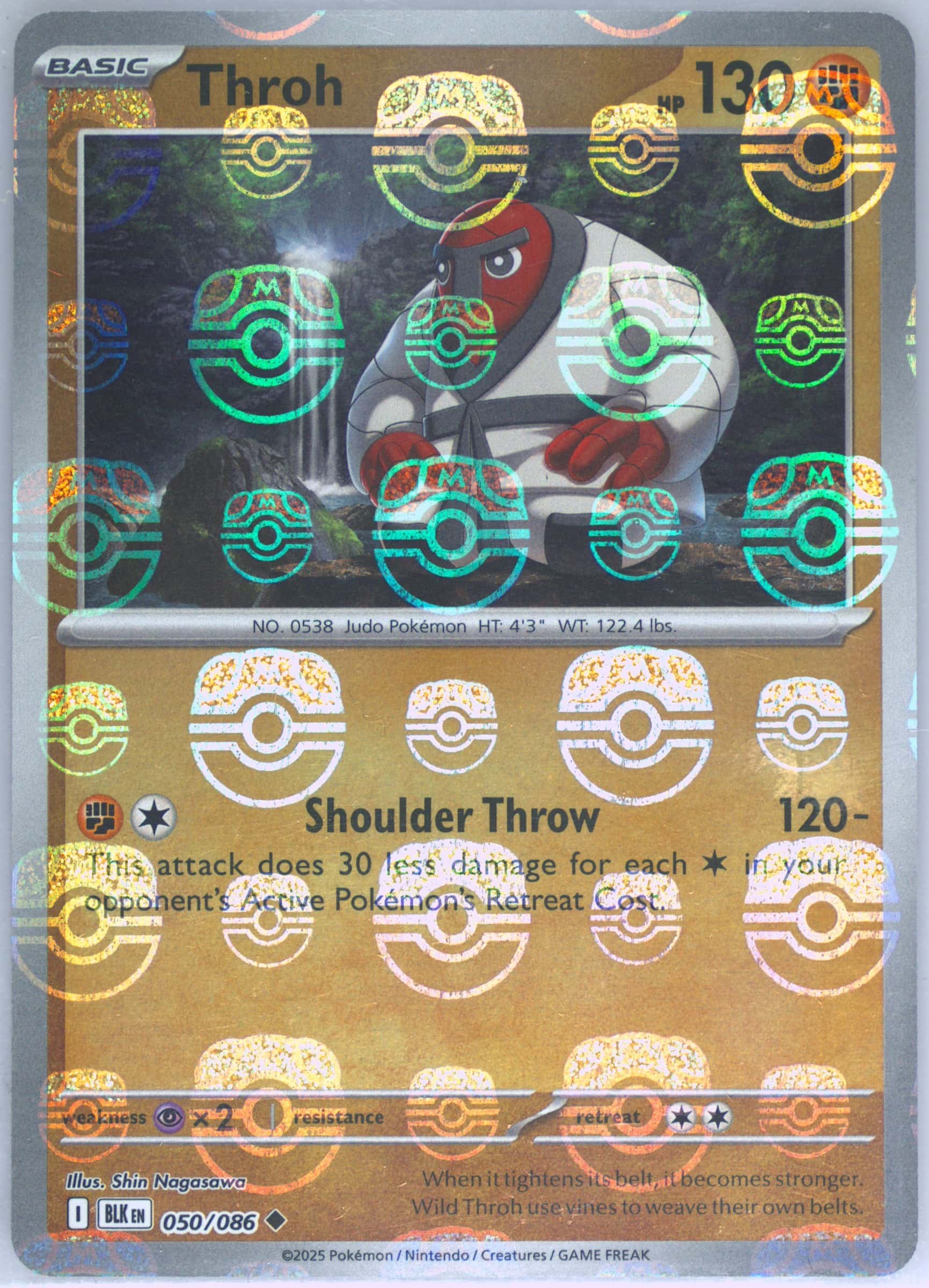 Throh (Master Ball Pattern) 050/086 card from SV: Black Bolt