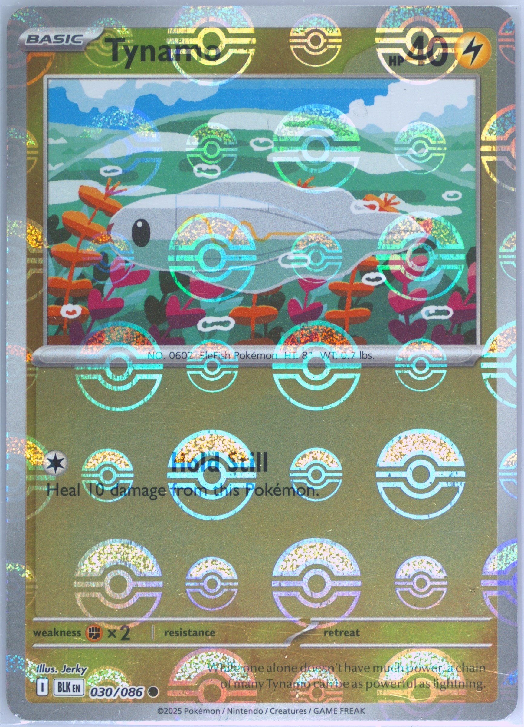 Tynamo (Poke Ball Pattern) 030/086 card from SV: Black Bolt