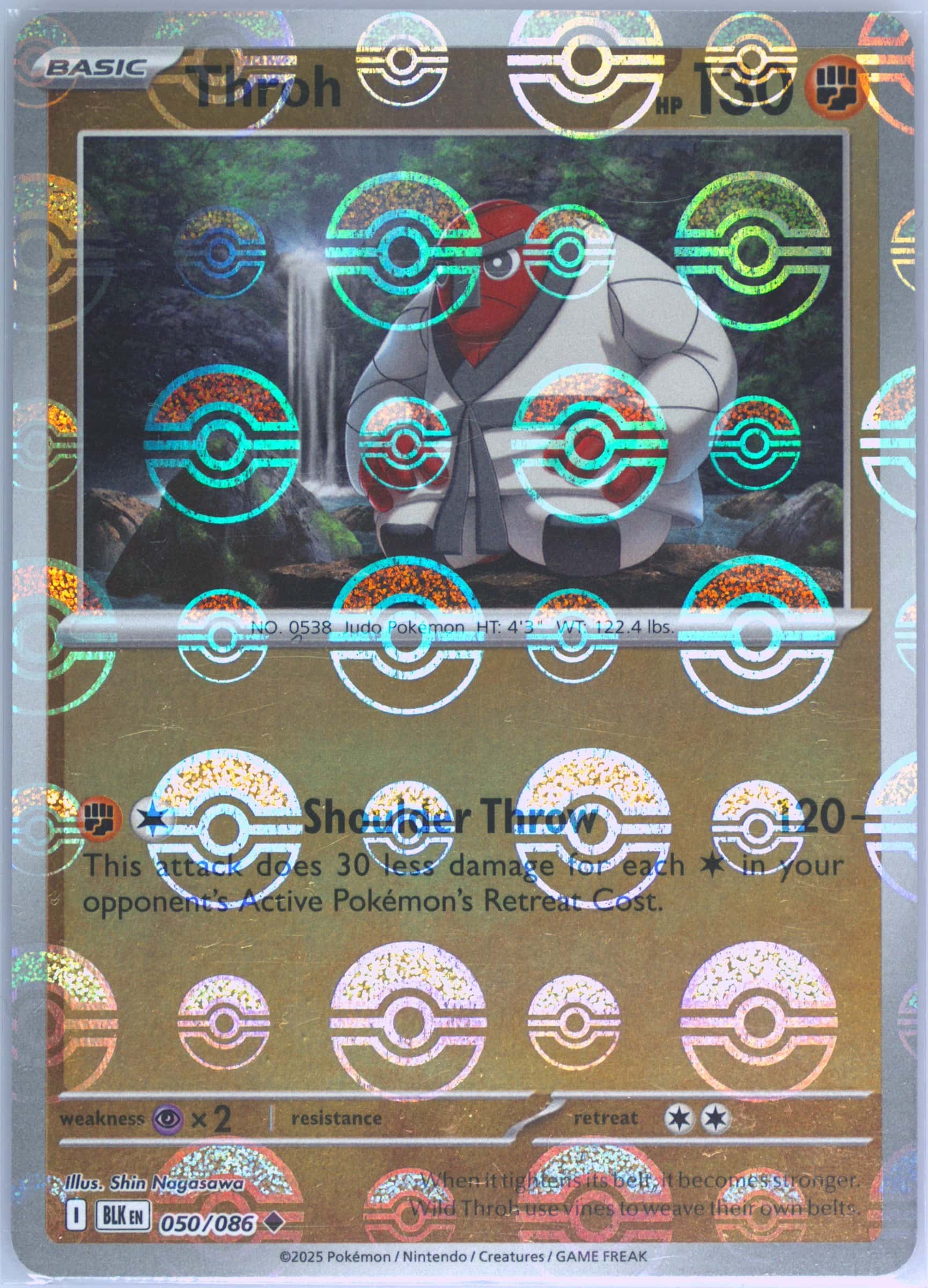 Throh (Poke Ball Pattern) 050/086 card from SV: Black Bolt