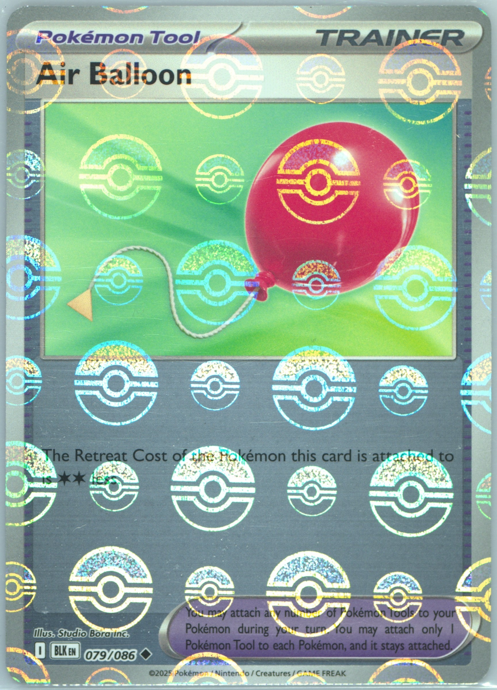 Air Balloon (Poke Ball Pattern) 079/086 card from SV: Black Bolt