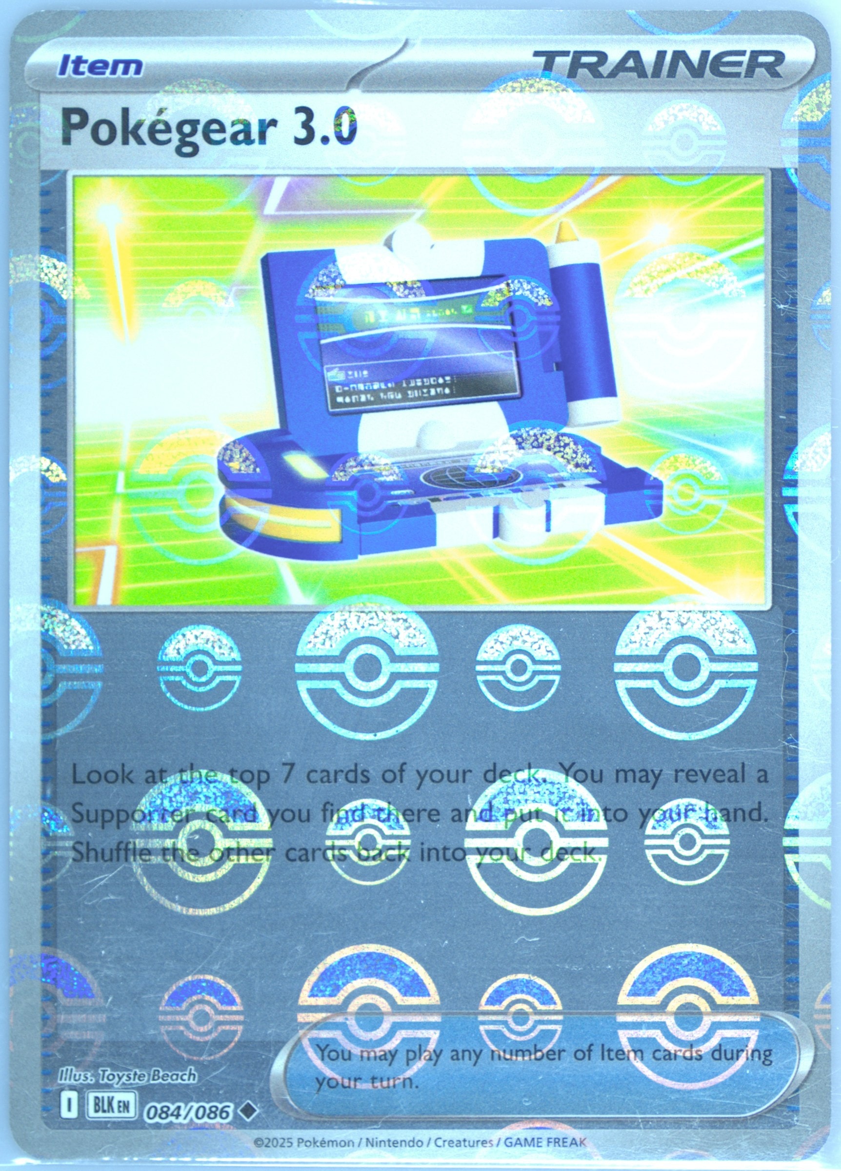 Pokegear 3.0 (Poke Ball Pattern) 081/086 card from SV: Black Bolt