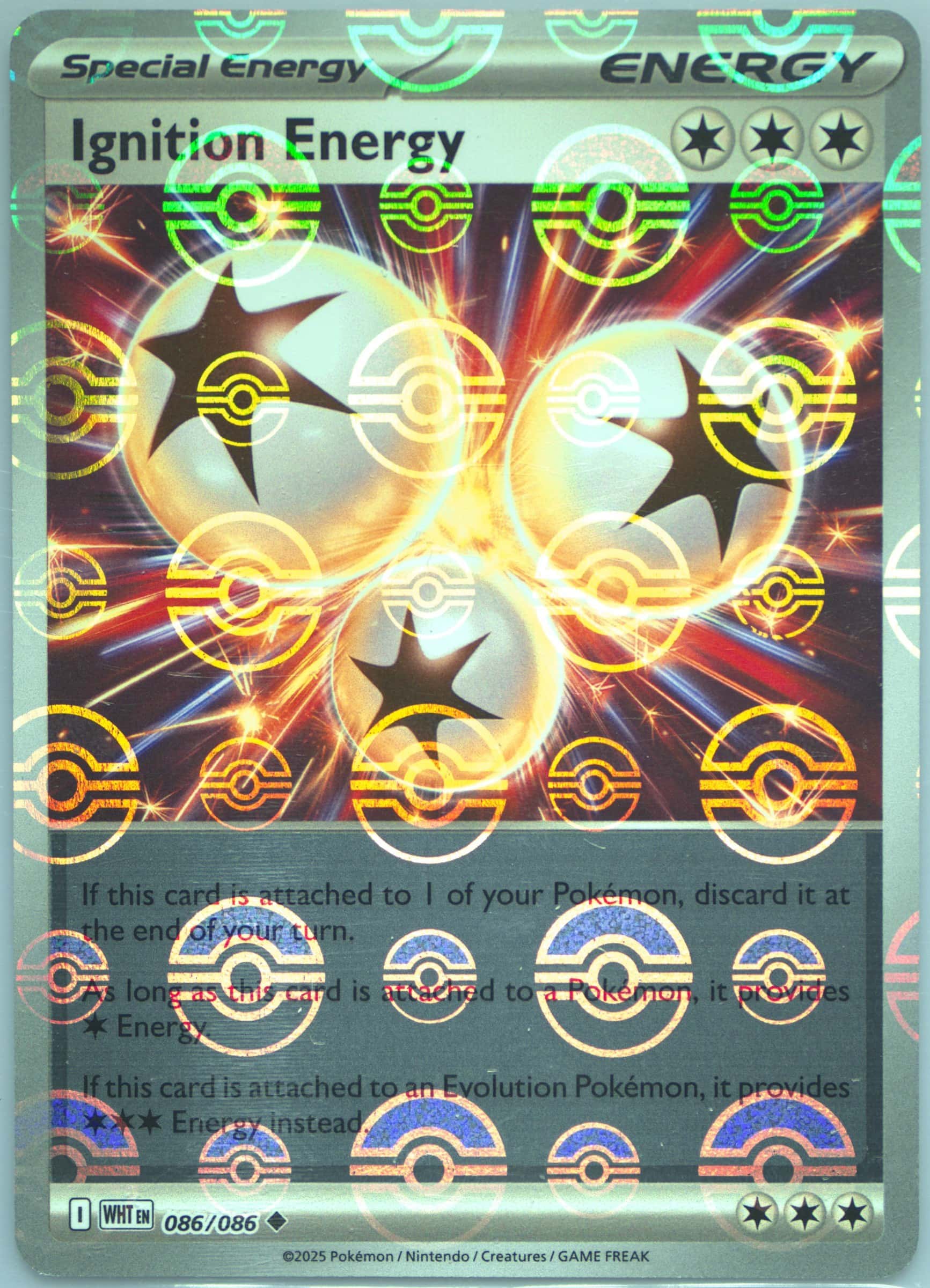 Ignition Energy (Poke Ball Pattern) 086/086 card from SV: White Flare