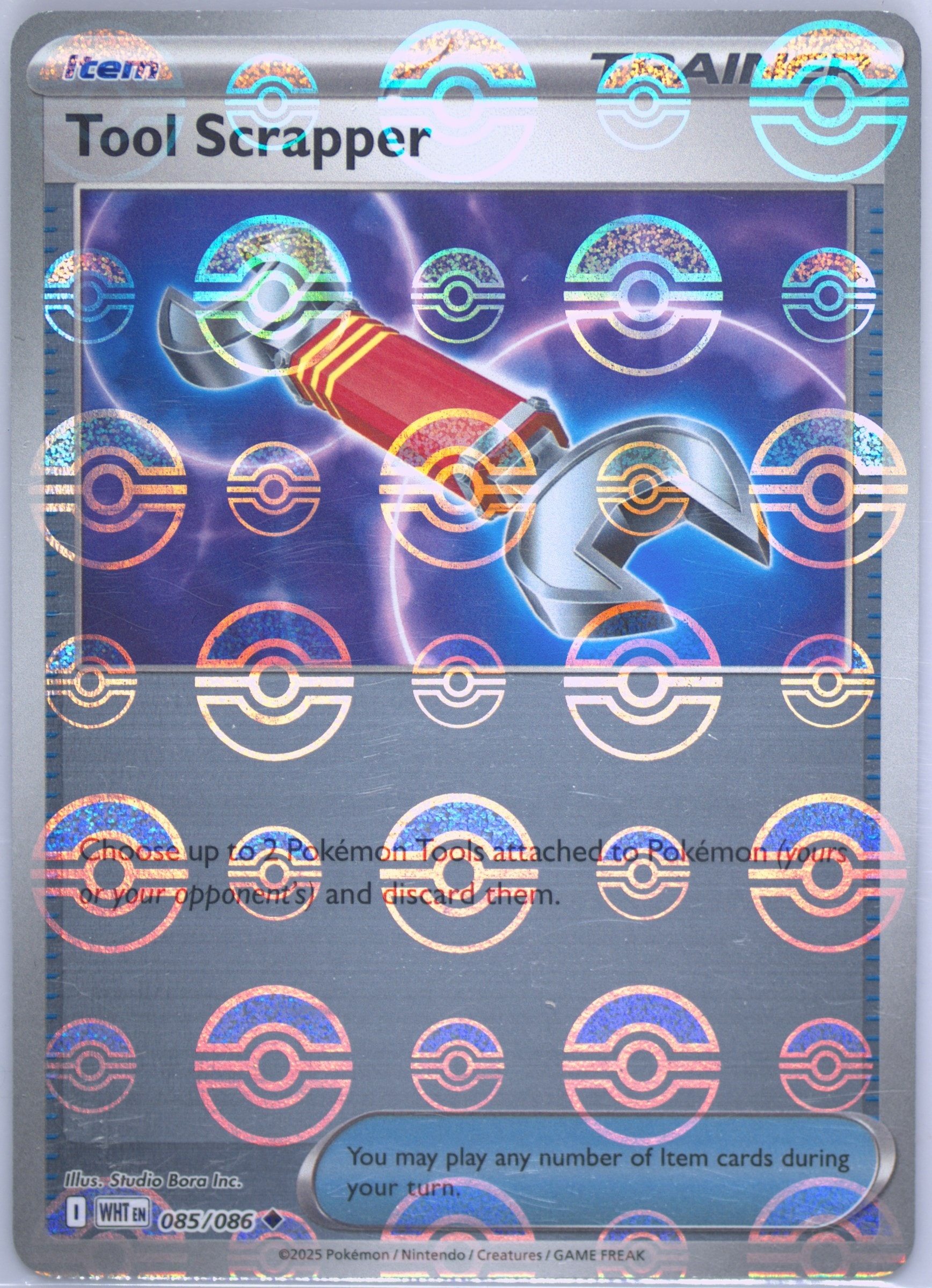 Tool Scrapper (Poke Ball Pattern) 085/086 card from SV: White Flare