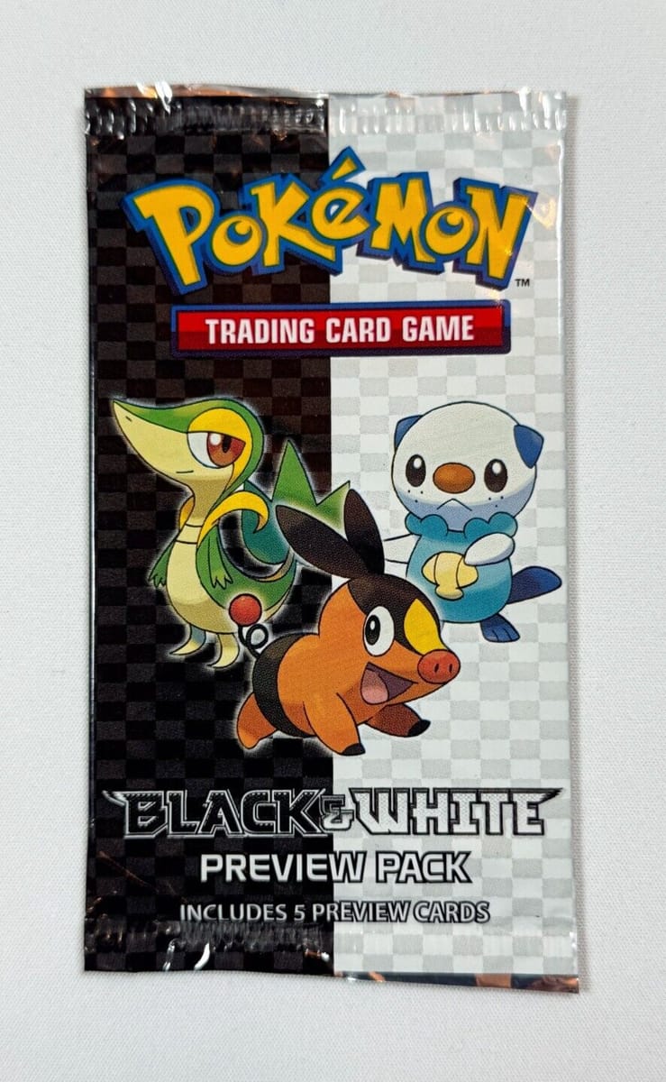 Black and White Preview Pack card from Black and White