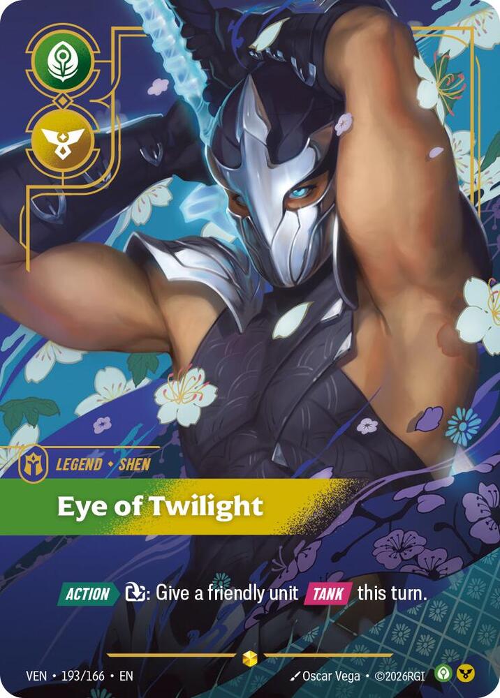 Shen - Eye of Twilight (Overnumbered) 193/166 card from Vendetta