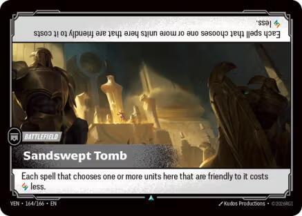 Sandswept Tomb 164/166 card from Vendetta