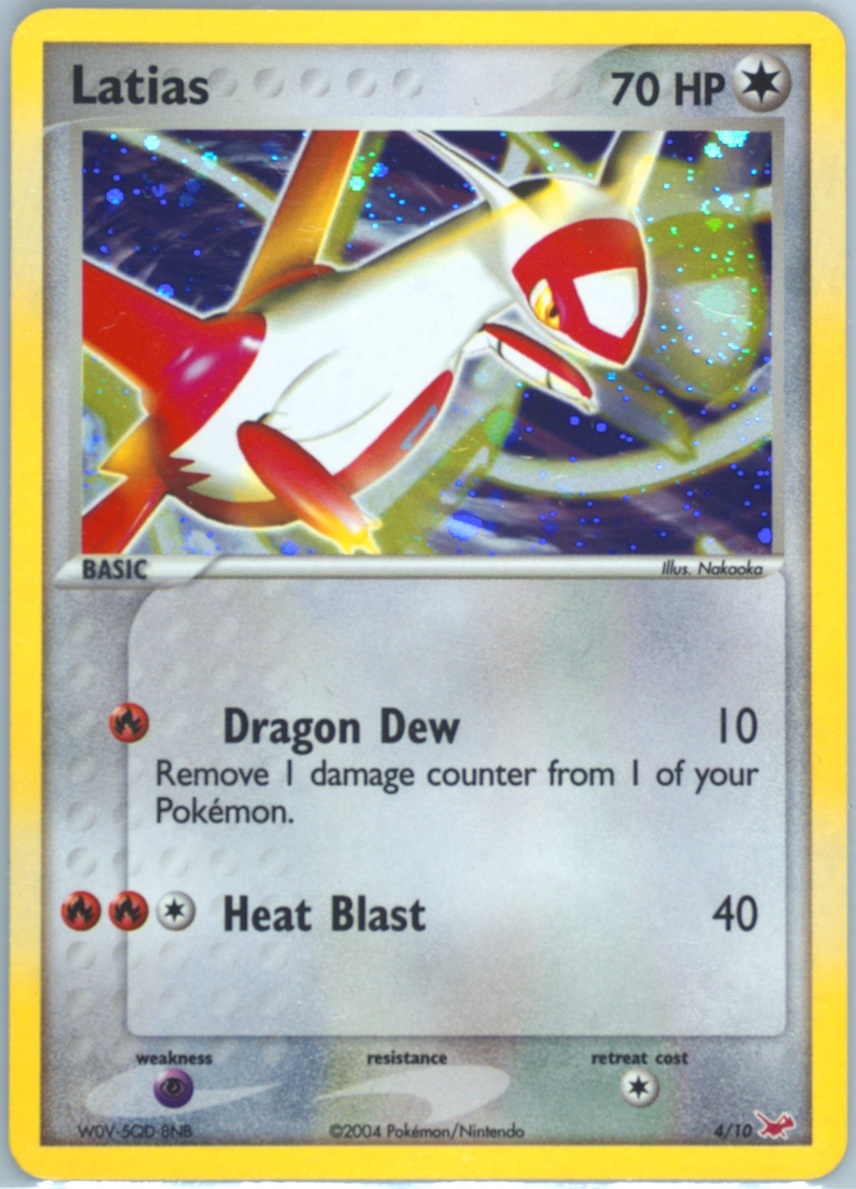 Latias 4/10 card from EX Trainer Kit 1: Latias & Latios